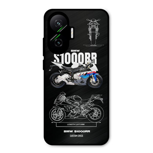 Super Blue Bike Poco F7 5G Mobile Back Cover - Car&Bike PrintShield Case