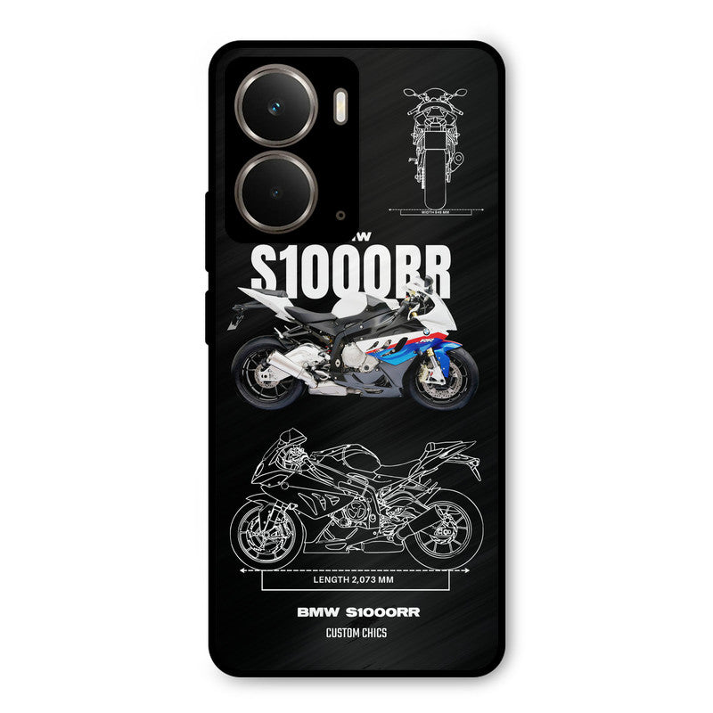 Super Blue Bike Realme P3 Mobile Back Cover - Car&Bike PrintShield Case