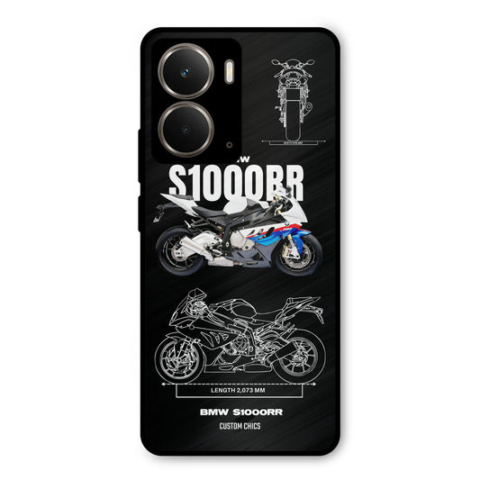 Super Blue Bike Realme P3 Mobile Back Cover - Car&Bike PrintShield Case