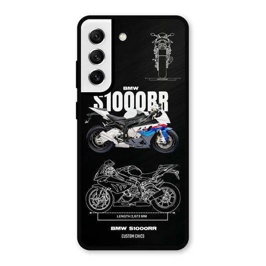 Super Blue Bike Samsung Galaxy S21 FE 5G Mobile Back Cover - Car&Bike PrintShield Case