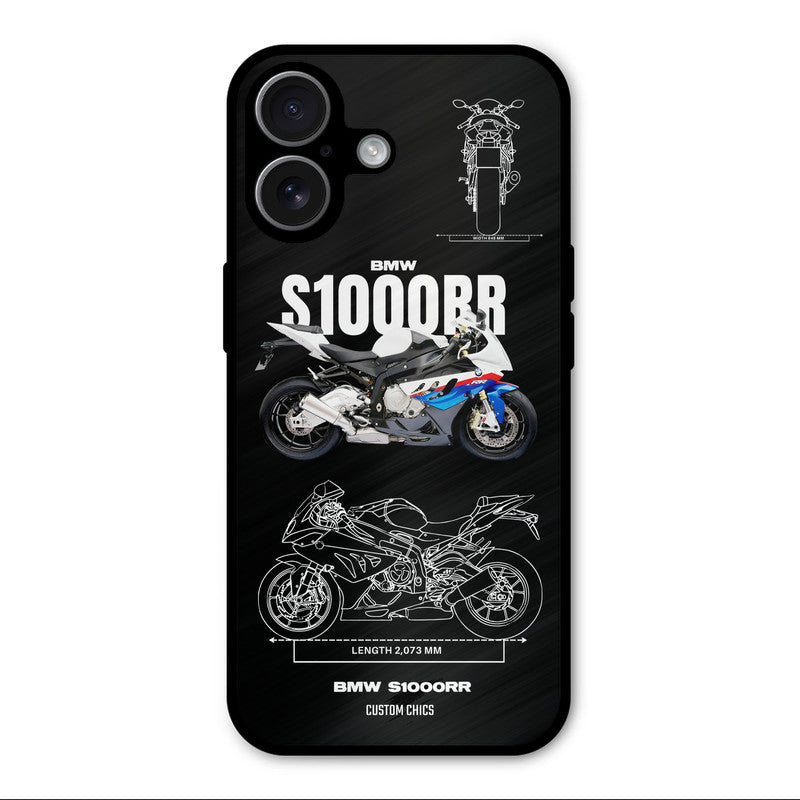 Super Blue Bike iPhone 17 Mobile Back Cover - Car&Bike PrintShield Case