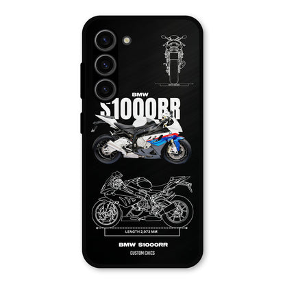 Super Blue Bike Samsung Galaxy S23 Mobile Back Cover - Car&Bike PrintShield Case
