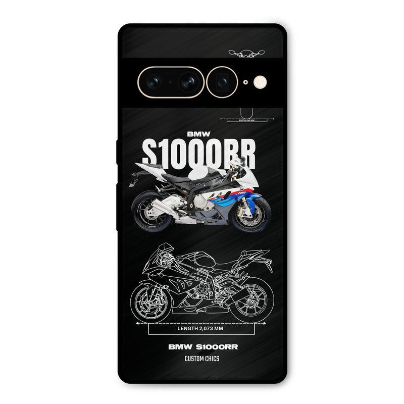 Super Blue Bike Google Pixel 7 Pro Mobile Back Cover - Car&Bike PrintShield Case