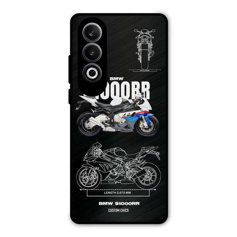 Super Blue Bike OnePlus Nord CE4 Mobile Back Cover - Car&Bike PrintShield Case
