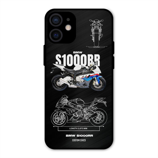 Super Blue Bike iPhone 12 Mini Mobile Back Cover - Car&Bike PrintShield Case