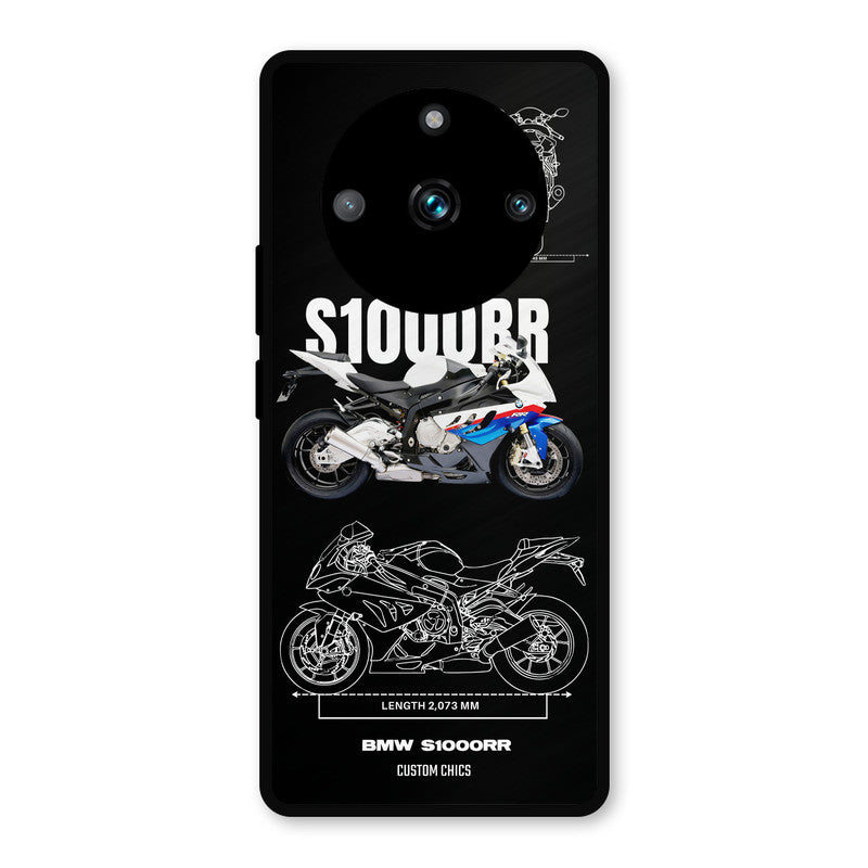 Super Blue Bike Realme 11 Pro Plus Mobile Back Cover - Car&Bike PrintShield Case