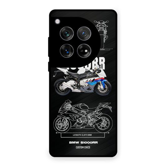 Super Blue Bike OnePlus 12 Mobile Back Cover - Car&Bike PrintShield Case