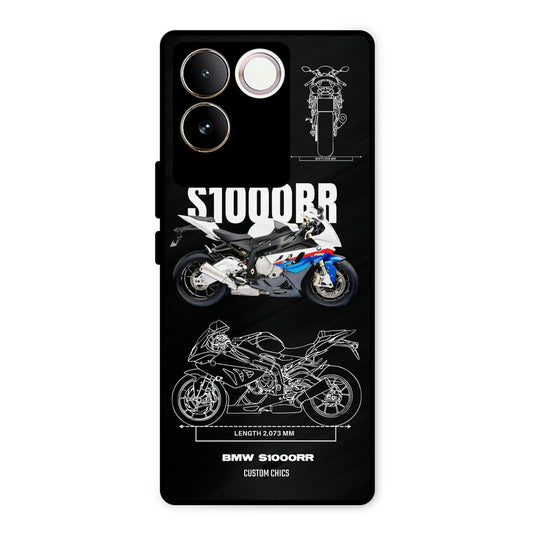 Super Blue Bike Vivo T2 Pro Mobile Back Cover - Car&Bike PrintShield Case