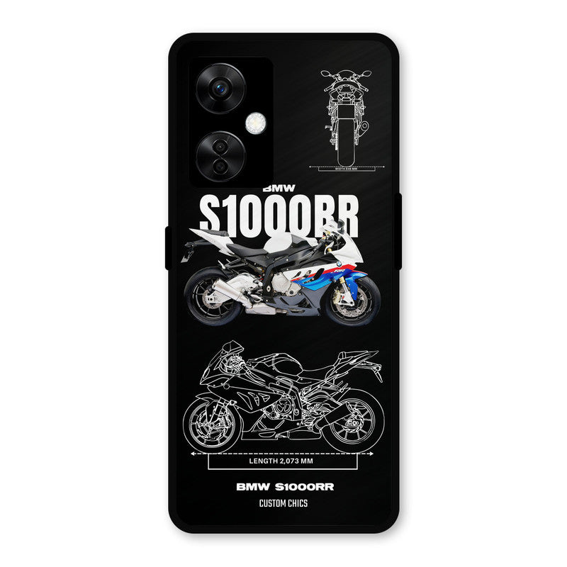 Super Blue Bike OnePlus Nord CE 3 Lite Mobile Back Cover - Car&Bike PrintShield Case