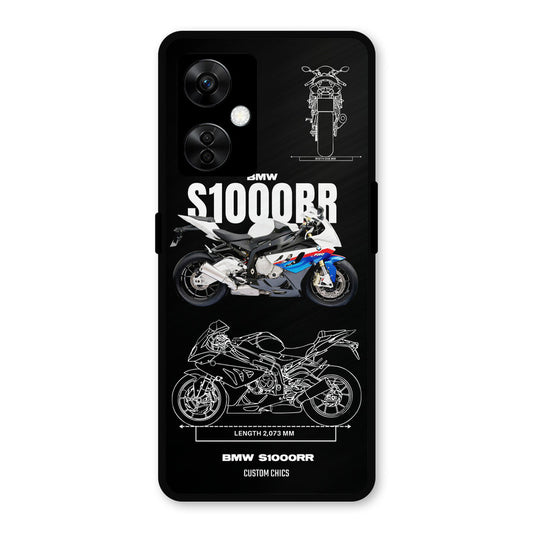 Super Blue Bike OnePlus Nord CE 3 Lite Mobile Back Cover - Car&Bike PrintShield Case