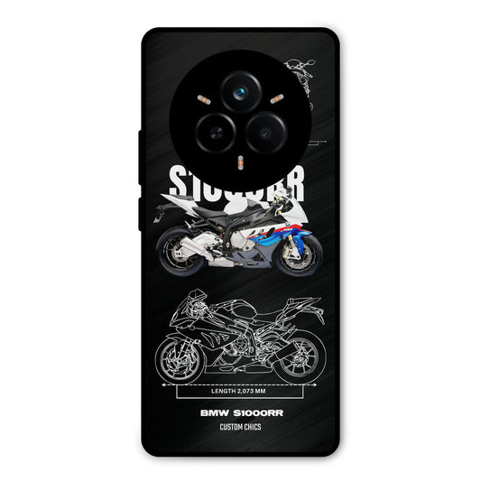 Super Blue Bike Realme 14 Pro Mobile Back Cover - Car&Bike PrintShield Case