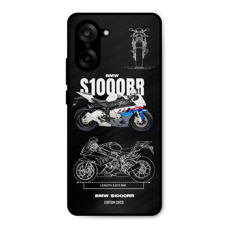 Super Blue Bike Oneplus Nord CE5 Mobile Back Cover - Car&Bike PrintShield Case