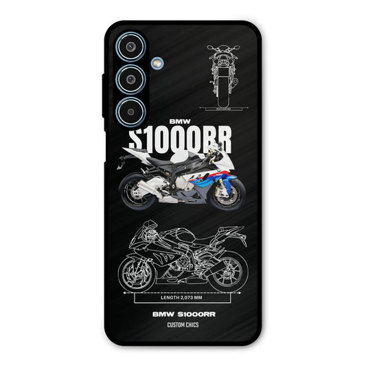 Super Blue Bike Samsung Galaxy M35 5G Mobile Back Cover - Car&Bike PrintShield Case