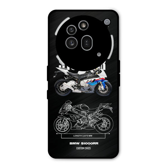 Super Blue Bike Nothing Phone 3A Pro Mobile Back Cover - Car&Bike PrintShield Case