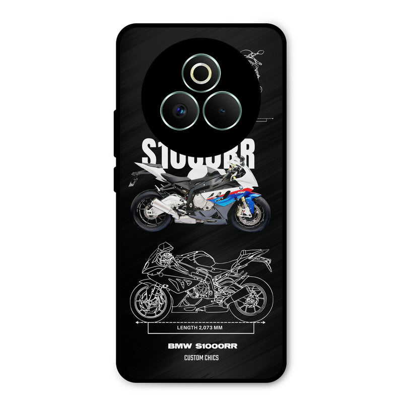 Super Blue Bike Realme P3 Pro 5G Mobile Back Cover - Car&Bike PrintShield Case