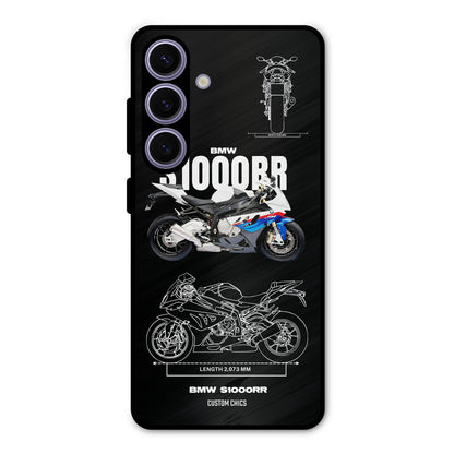 Super Blue Bike Samsung Galaxy S24 Mobile Back Cover - Car&Bike PrintShield Case