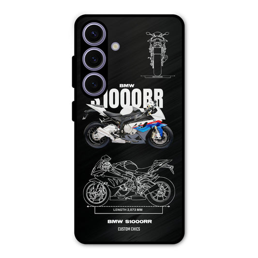 Super Blue Bike Samsung Galaxy S24 Mobile Back Cover - Car&Bike PrintShield Case