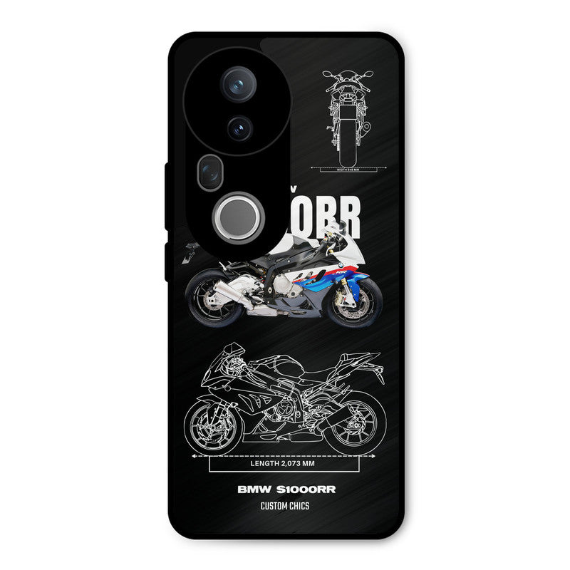 Super Blue Bike Vivo T4 Ultra Mobile Back Cover - Car&Bike PrintShield Case