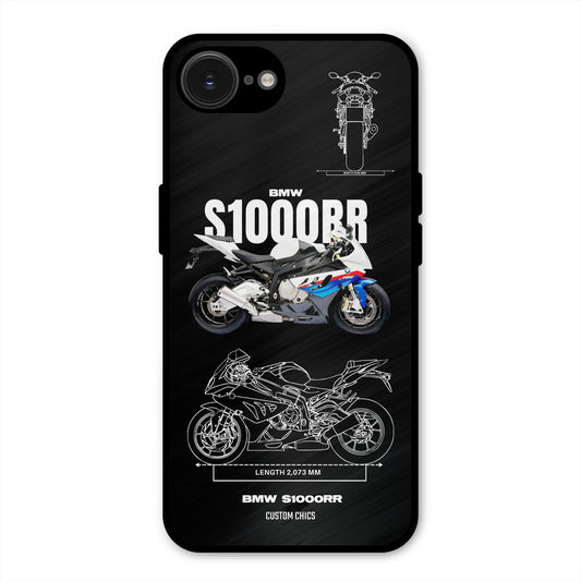 Super Blue Bike iPhone 16e Mobile Back Cover - Car&Bike PrintShield Case