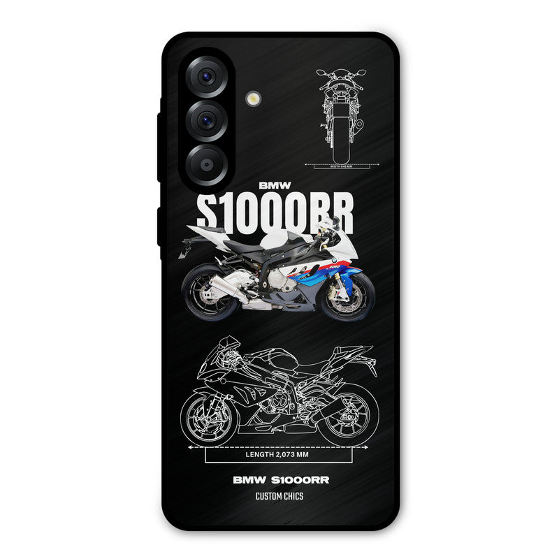 Super Blue Bike Samsung Galaxy A36 Mobile Back Cover - Car&Bike PrintShield Case