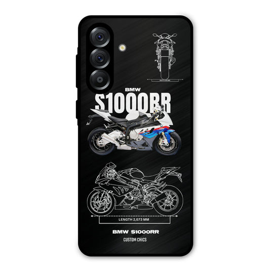 Super Blue Bike Samsung Galaxy A36 Mobile Back Cover - Car&Bike PrintShield Case