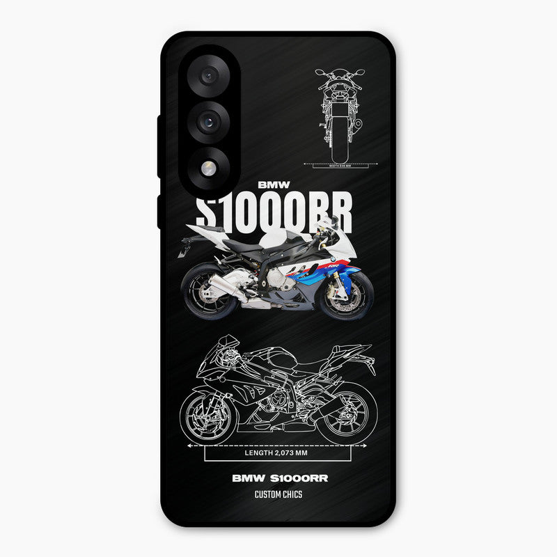 Super Blue Bike Oneplus Nord 5 Mobile Back Cover - Car&Bike PrintShield Case
