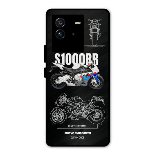 Super Blue Bike iQOO Neo 6 5G Mobile Back Cover - Car&Bike PrintShield Case