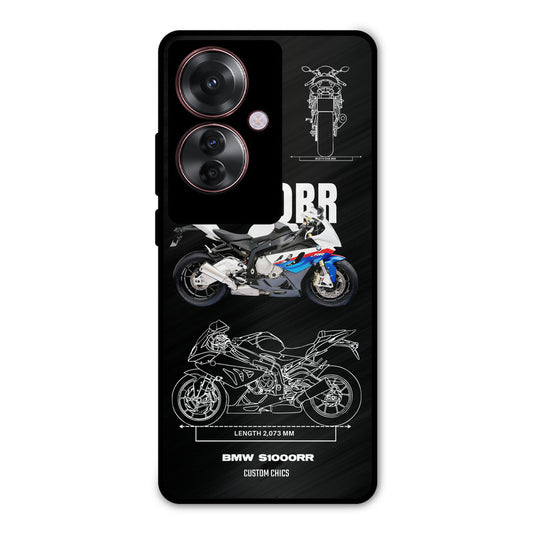 Super Blue Bike Oppo F25 Pro Mobile Back Cover - Car&Bike PrintShield Case