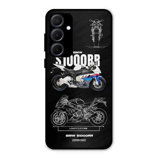 Super Blue Bike Samsung Galaxy A35 5G Mobile Back Cover - Car&Bike PrintShield Case