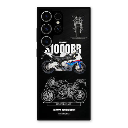 Super Blue Bike Samsung Galaxy S23 Ultra Mobile Back Cover - Car&Bike PrintShield Case