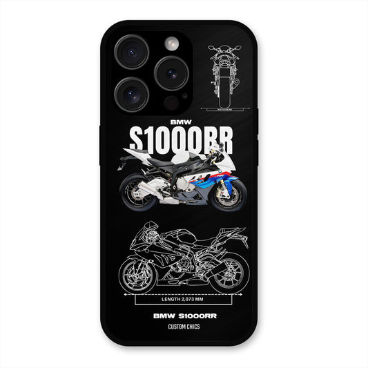 Super Blue Bike iPhone 15 Pro Max Mobile Back Cover - Car&Bike PrintShield Case