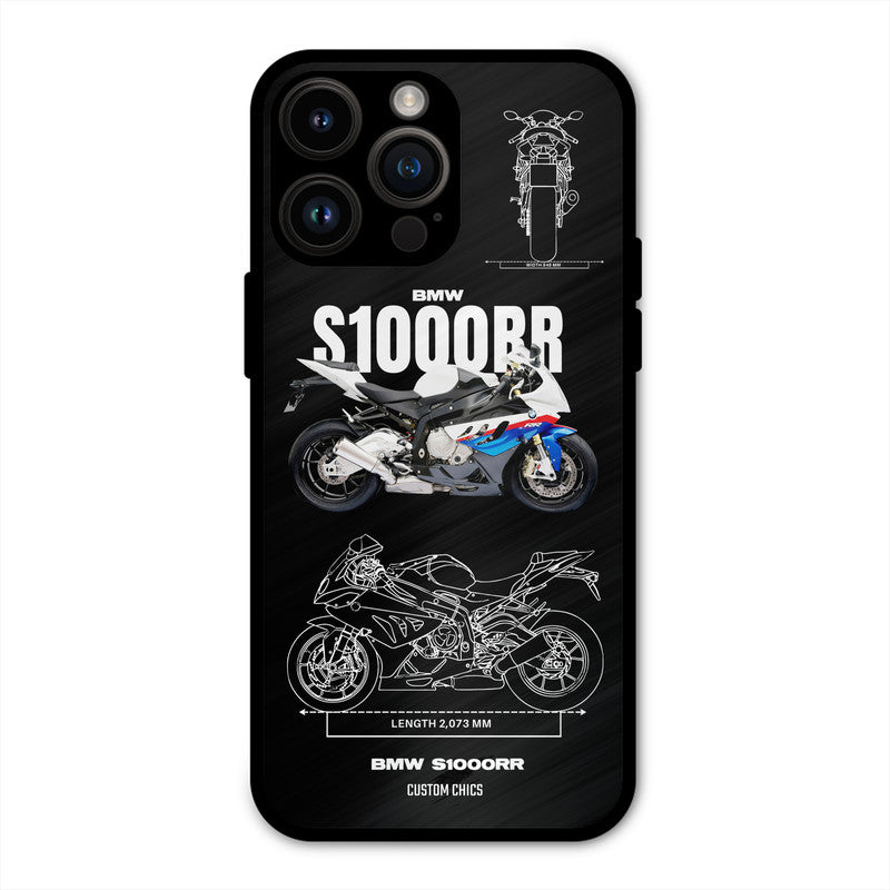 Super Blue Bike iPhone 14 Pro Max Mobile Back Cover - Car&Bike PrintShield Case