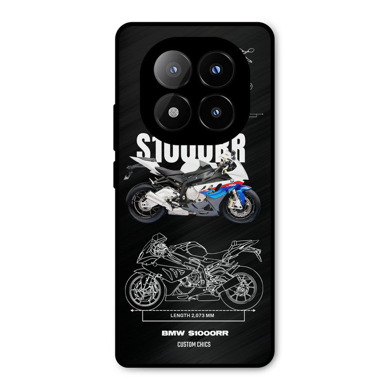 Super Blue Bike Redmi Note 14 Pro Plus 5G Mobile Back Cover - Car&Bike PrintShield Case