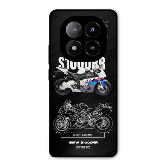 Super Blue Bike Redmi Note 14 Pro Plus 5G Mobile Back Cover - Car&Bike PrintShield Case