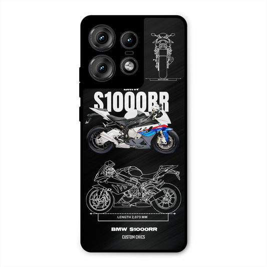 Super Blue Bike Motorola Edge 50 Pro Mobile Back Cover - Car&Bike PrintShield Case