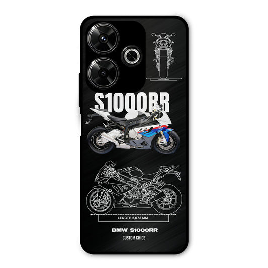 Super Blue Bike Redmi 13 5G Mobile Back Cover - Car&Bike PrintShield Case