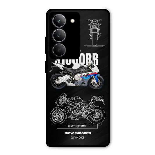 Super Blue Bike Realme 14x Mobile Back Cover - Car&Bike PrintShield Case