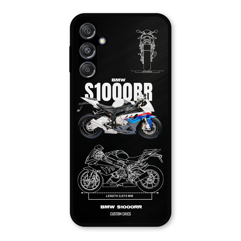 Super Blue Bike Samsung Galaxy M34 5G Mobile Back Cover - Car&Bike PrintShield Case