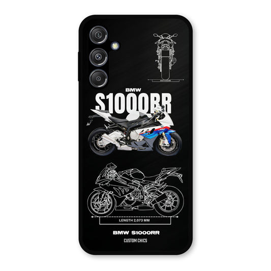 Super Blue Bike Samsung Galaxy M34 5G Mobile Back Cover - Car&Bike PrintShield Case
