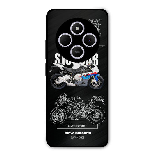 Super Blue Bike Poco M7 Mobile Back Cover - Car&Bike PrintShield Case
