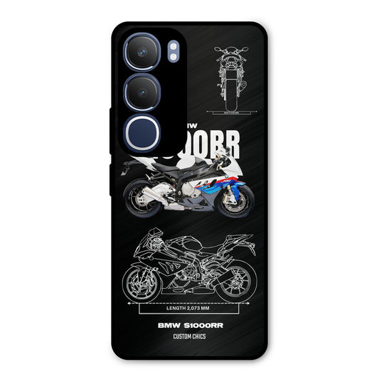 Super Blue Bike Vivo Y29 Mobile Back Cover - Car&Bike PrintShield Case