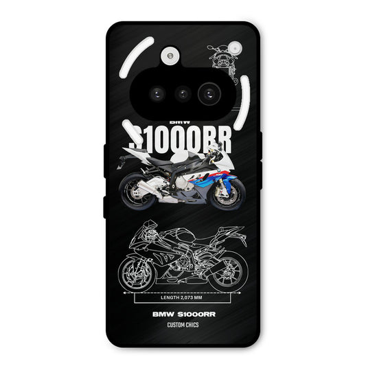 Super Blue Bike Nothing Phone 3A Mobile Back Cover - Car&Bike PrintShield Case