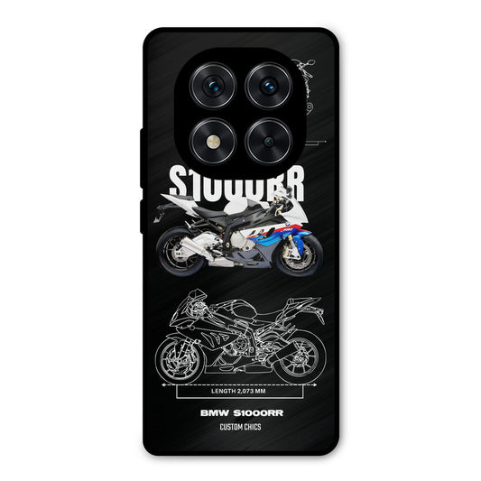 Super Blue Bike Redmi Note 14 Pro Mobile Back Cover - Car&Bike PrintShield Case