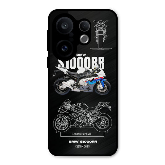 Super Blue Bike Vivo X200 FE Mobile Back Cover - Car&Bike PrintShield Case