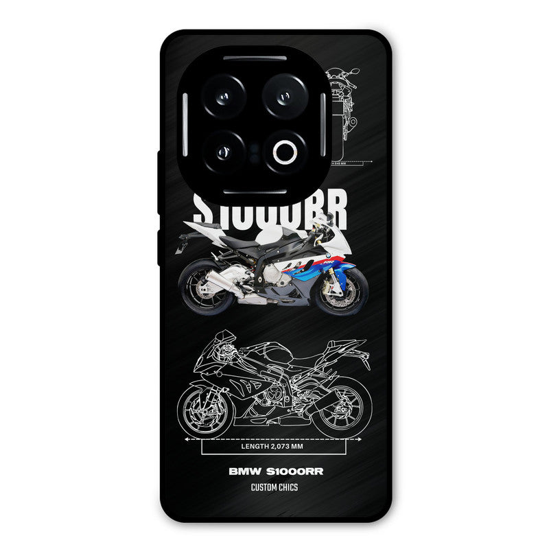 Super Blue Bike iQOO 13 Mobile Back Cover - Car&Bike PrintShield Case