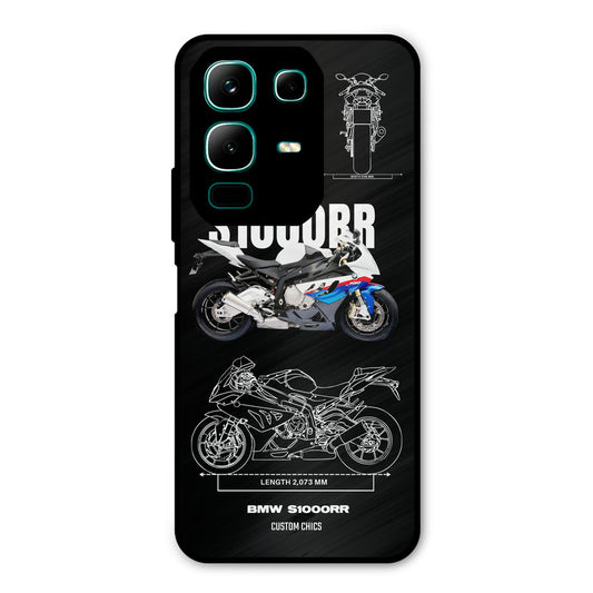 Super Blue Bike Infinix Note 50x Mobile Back Cover - Car&Bike PrintShield Case