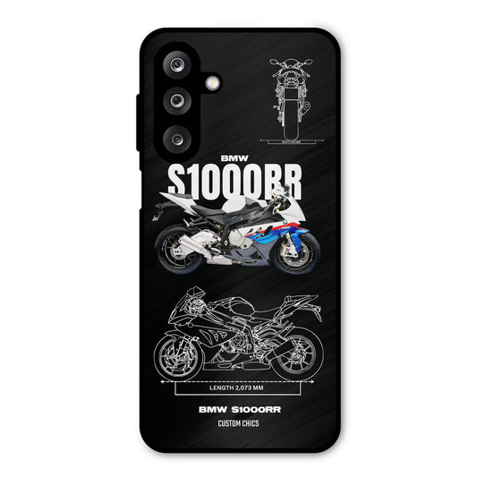 Super Blue Bike Samsung Galaxy M36 Mobile Back Cover - Car&Bike PrintShield Case