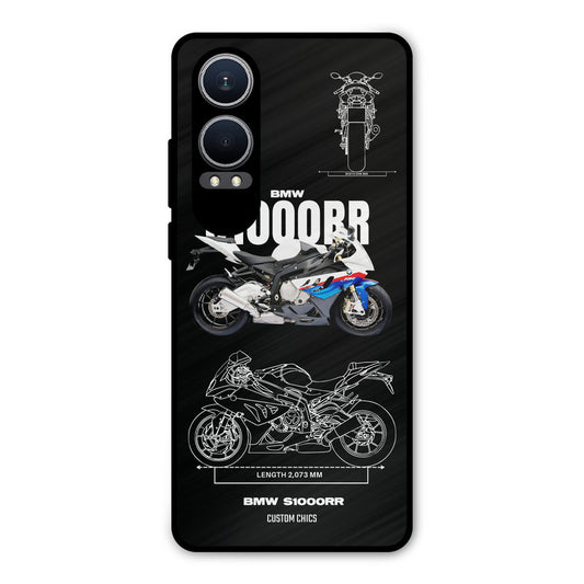 Super Blue Bike Oneplus Nord CE4 Lite Mobile Back Cover - Car&Bike PrintShield Case
