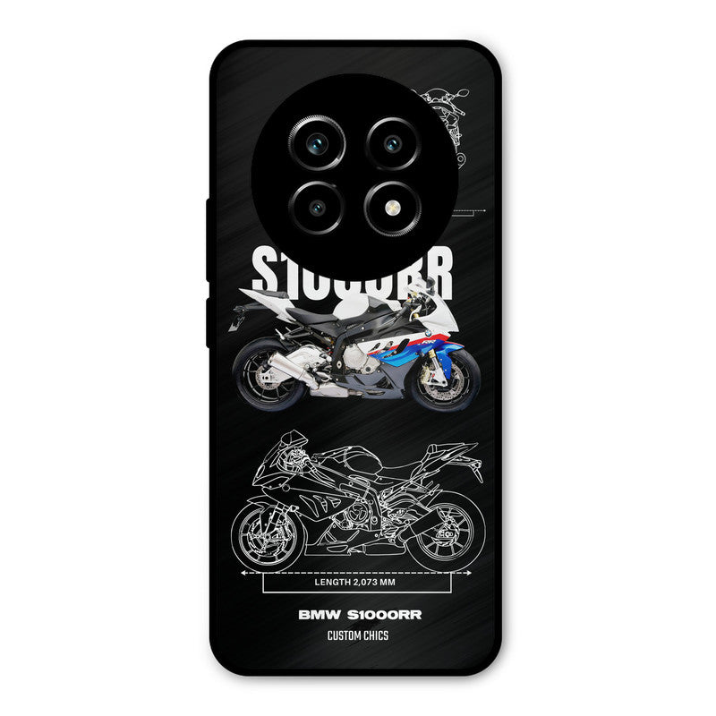 Super Blue Bike Realme 13 Pro Mobile Back Cover - Car&Bike PrintShield Case