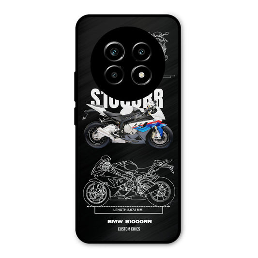 Super Blue Bike Realme 13 Pro Mobile Back Cover - Car&Bike PrintShield Case